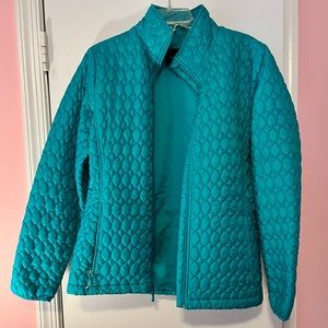 Lands End primaloft women’s M quilted fall winter spring jacket